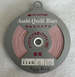 Fusible Piggy Pink Asahi Quilt Bias Tape (1145) 1/4"