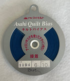 Fusible Blue Asahi Quilt Bias Tape (1194)