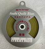 Fusible Yellow Green Asahi Quilt Bias Tape (1217) 1/2"