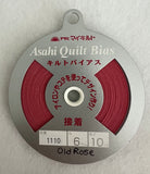 Fusible Old Rose Asahi Quilt Bias Tape (1110) 1/4"