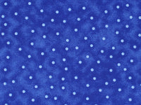 108" Wide 100% Cotton Blender Dotty Royal Blue Quilt Backing by Santee Fabrics