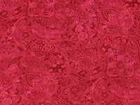 108" Wide 100% Cotton Burgundy Paisley Quilt Backing by Choice Fabrics