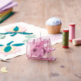 Clover "Quick" Desk Needle Threader (Pink)