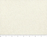108" Wide 100% Cotton White on Natural Tiny Vines Pattern Quilt Backing